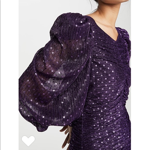 For Love & Lemons LA VILLETTE MINI DRESS💜💜💜 XS NWT - Picture 2 of 6